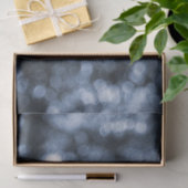 Abstraktes Blue Bokeh-Tissue Paper Seidenpapier (Geschenk)