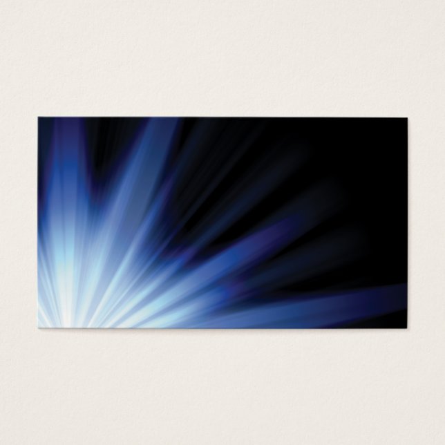 Abstraktes Blue Burst Layout (Vorderseite)