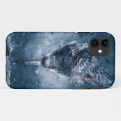 Abstraktes Blue Glass Art Mobile Fall Case-Mate iPhone Hülle (Rückseite (Horizontal))