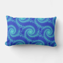 Abstraktes Blue Spiral Fraktal