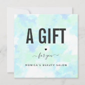 Abstraktes Blue Unicoron Gefärbte Krawatte Beauty (Vorderseite)