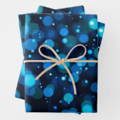 Abstraktes blühendes Bokeh-Licht Geschenkpapier Set (Beispiel)