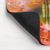 abstraktes Blume mousepad (Ecke)