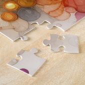 Abstraktes Blumen-Alkohol-Tinte Puzzle (Seite)