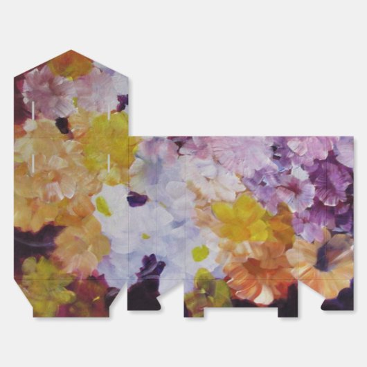 Abstraktes Blumen/Geschenkboxen Geschenkschachtel (Ungefaltet)