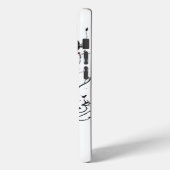 Abstraktes Blumendesign Case-Mate iPhone Hülle (Rückseite / Links)