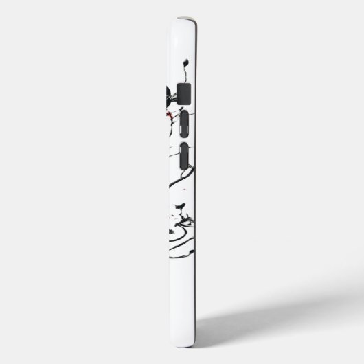 Abstraktes Blumendesign Case-Mate iPhone Hülle (Rückseite / Links)