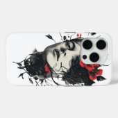 Abstraktes Blumendesign Case-Mate iPhone Hülle (Rückseite (Horizontal))