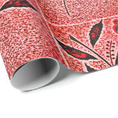 Abstraktes Blumendesign Geschenkpapier (Rolleneckpunkt)