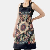 Abstraktes Blumendesign Schürze (InSitu)