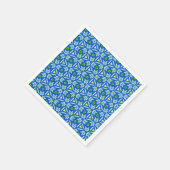 Abstraktes Blumendesign Serviette (Ecke)
