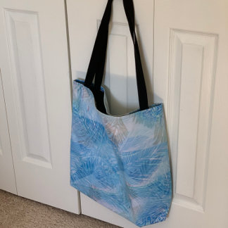 Abstraktes Blumengeschäft Einkaufsstrasse Tasche