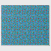 Abstraktes Blumengeschenkpapier Geschenkpapier (Flach)