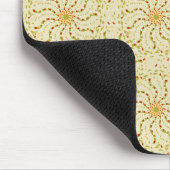 Abstraktes blumengeschmücktes Muster - leicht Mousepad (Ecke)