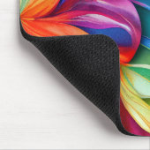 Abstraktes Blumenmousepad Mousepad (Ecke)