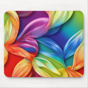 Abstraktes Blumenmousepad Mousepad