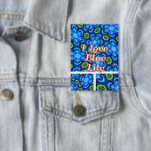 Abstraktes Blumenmuster Button (Insitu)