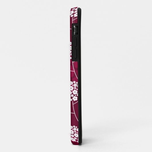 Abstraktes Blumenmuster Case-Mate iPhone Hülle (Hinten/Links)