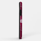 Abstraktes Blumenmuster Case-Mate iPhone Hülle (Hinten/Rechts)