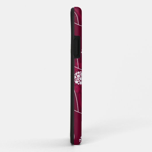 Abstraktes Blumenmuster Case-Mate iPhone Hülle (Hinten/Rechts)