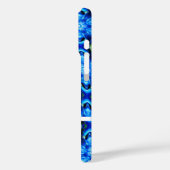 Abstraktes Blumenmuster Case-Mate iPhone Hülle (Rückseite / Links)