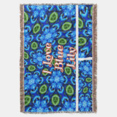 Abstraktes Blumenmuster Decke (Vorderseite Vertikal)