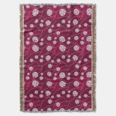 Abstraktes Blumenmuster Decke (Vorderseite Vertikal)