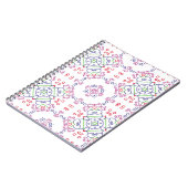 Abstraktes Blumenmuster, Design, Kunst, Zuhause Notizblock (Linke Seite)