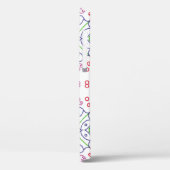 Abstraktes Blumenmuster, designabstrakt, kunst, Zu Case-Mate iPhone Hülle (Rückseite / Links)