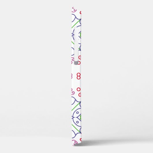 Abstraktes Blumenmuster, designabstrakt, kunst, Zu Case-Mate iPhone Hülle (Rückseite / Links)