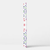 Abstraktes Blumenmuster, designabstrakt, kunst, Zu Case-Mate iPhone Hülle (Rückseite / Rechts)