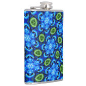 Abstraktes Blumenmuster Flachmann (Rechts)