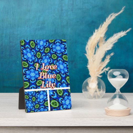 Abstraktes Blumenmuster Fotoplatte (Seite)