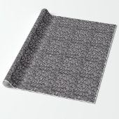 Abstraktes Blumenmuster Geschenkpapier (Ungerollt)