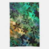 Abstraktes Blumenmuster Handtuch (Vertikal)