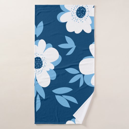 Abstraktes Blumenmuster im Sommer Badehandtuch (Badehandtuch)