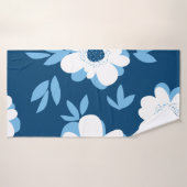 Abstraktes Blumenmuster im Sommer Badehandtuch (Badehandtuch)
