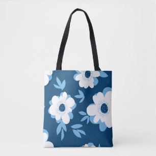 Abstraktes Blumenmuster im Sommer Tasche