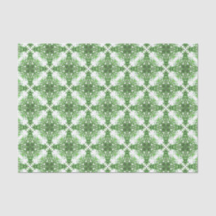 Abstraktes Blumenmuster in Schwarzweiß Seidenpapier
