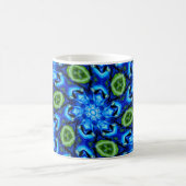 Abstraktes Blumenmuster Kaffeetasse (Mittel)
