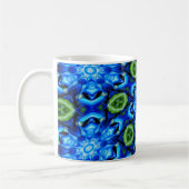 Abstraktes Blumenmuster Kaffeetasse (Links)