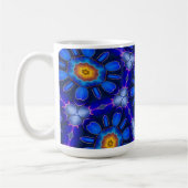 Abstraktes Blumenmuster Kaffeetasse (Links)