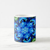 Abstraktes Blumenmuster Kaffeetasse (Mittel)