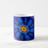 Abstraktes Blumenmuster Kaffeetasse (Mittel)