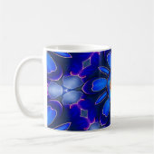 Abstraktes Blumenmuster Kaffeetasse (Links)