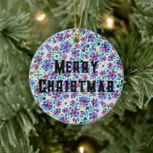 Abstraktes Blumenmuster - Keramik