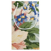 abstraktes Blumenmuster Kleine Geschenktüte (Rückseite)