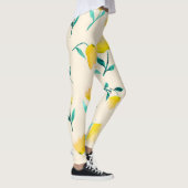 Abstraktes Blumenmuster Leggings (Rechts)