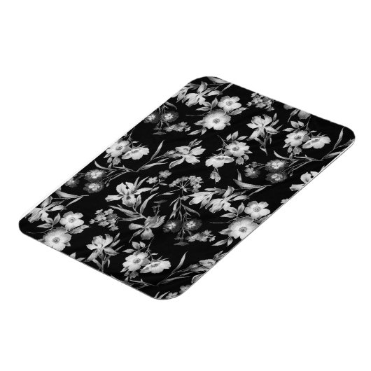 Abstraktes Blumenmuster Magnet (Linke Seite)