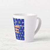 Abstraktes Blumenmuster Milchtasse (Rechte Ecke)